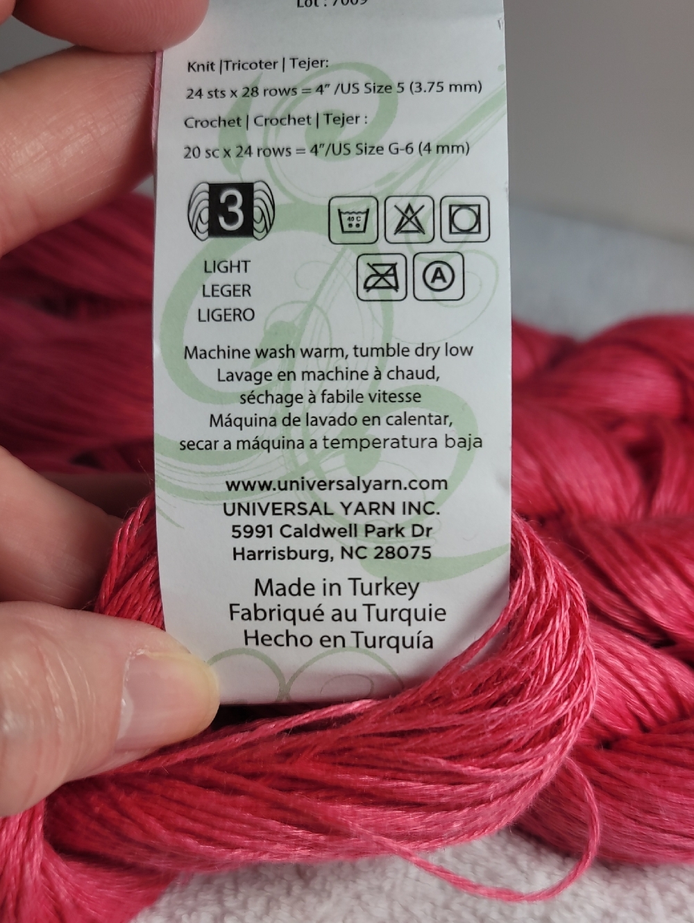 Fibra Natura Flax Linen Yarn 4 Skeins - NWT - Picture 4 of 5
